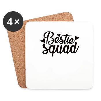 Beast squad - Coasters (set of 4) - white - Front