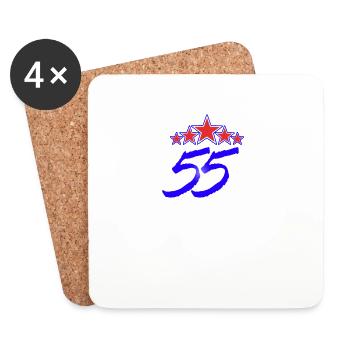 Rangers 55 Cinquante cinq titres de champion - Dessous de verre (lot de 4) - blanc - Devant