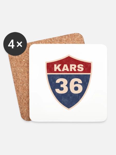 Kars - Untersetzer (4er-Set) - Weiß