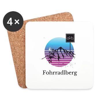 Vorarlberg Geschenk Geschenkidee - Untersetzer (4er-Set) - Weiß - Vorne