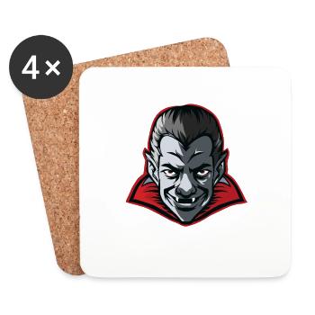 Vampire - Coasters (set of 4) - white - Front