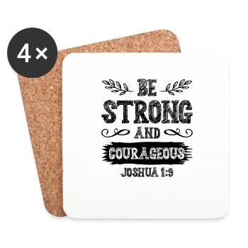 La foi de la Bible sort - Dessous de verre (lot de 4) - blanc - Devant