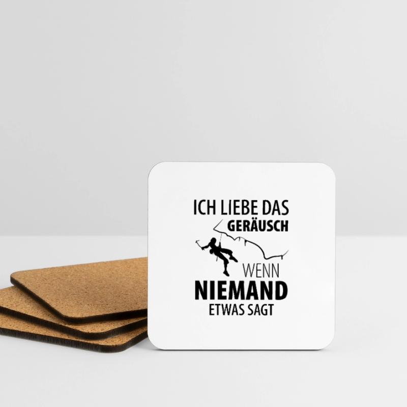 Eisklettern Eiskletterer Eispickel Untersetzer (4er-Set)