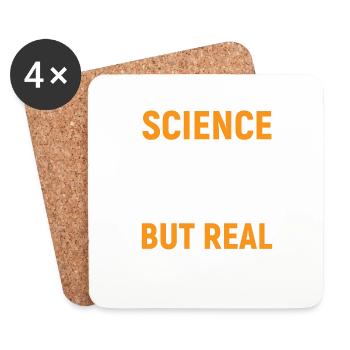Wissenschaft wie Magie, aber real - Untersetzer (4er-Set) - Weiß - Vorne