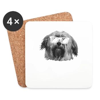 Havanese - Official Dog Of The Coolest People Gift - Coasters (set of 4) - white - Front