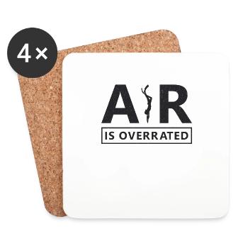 Freediver Apnea Freediving Diving Gift Idea - Coasters (set of 4) - white - Front