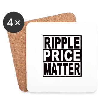 Ripple Price Matter - Untersetzer (4er-Set) - Weiß - Vorne