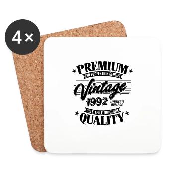 Birthday matured to perfection - Coasters (set of 4) - white - Front