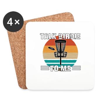 Disc Golf Player Ultimate Frisbee Fan Disc Golf - Coasters (set of 4) - white - Front