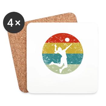volleyball - Coasters (set of 4) - white - Front