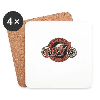 I'm not old, I'm classic. Legendary since 1967. - Coasters (set of 4) - white - Front