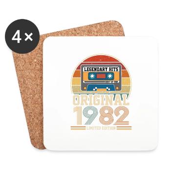 Legendary Hits Best Of 1982 Limited Edition - Coasters (set of 4) - white - Front