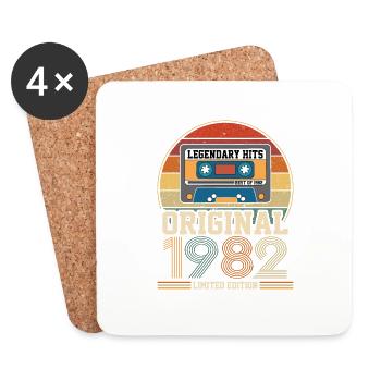 Legendary Hits Best Of 1982 Limited Edition - Coasters (set of 4) - white - Front