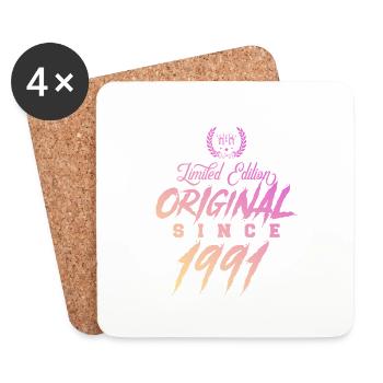 1991 limited edition original - Untersetzer (4er-Set) - Weiß - Vorne