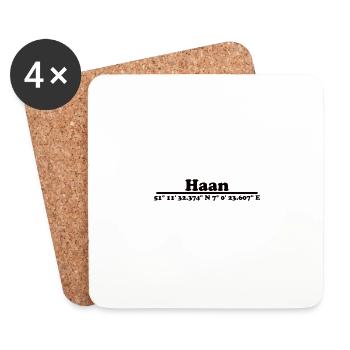 Haan Coordinates - Coasters (set of 4) - white - Front
