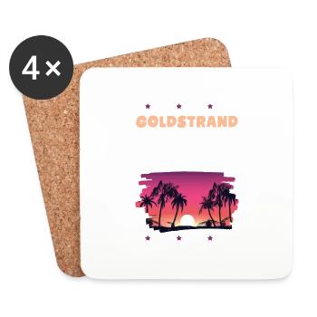 Golden Sands 2022 - Coasters (set of 4) - white - Front