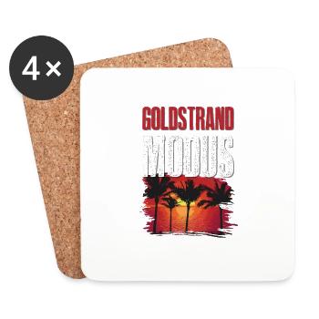 Golden Sands Mode - Coasters (set of 4) - white - Front
