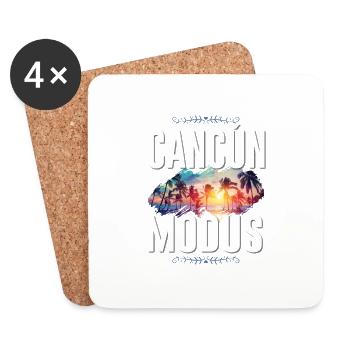 Cancun Mode - Coasters (set of 4) - white - Front