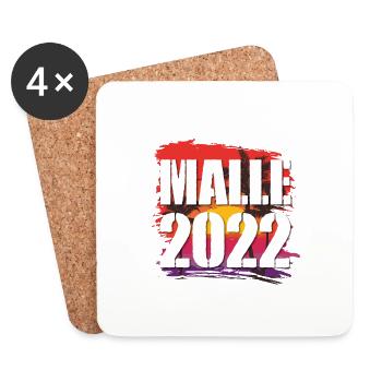 Malle 2022 - Coasters (set of 4) - white - Front
