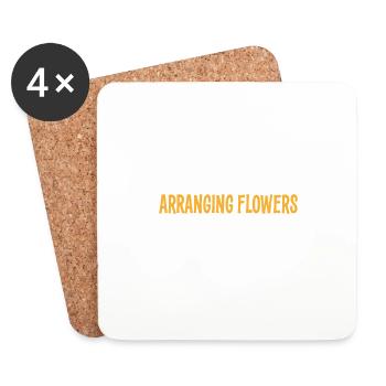 IT MIGHT LOOK LIKE I'M LISTENING BUT IN MY HEAD I' - Coasters (set of 4) - white - Front