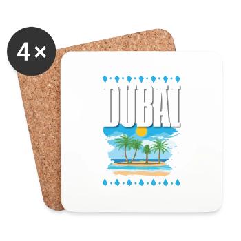 Dubai - Coasters (set of 4) - white - Front