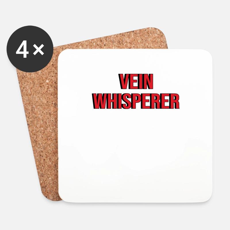 Blutspende Butspendedienst Blutspenden Spender - Untersetzer (4er-Set) - Weiß
