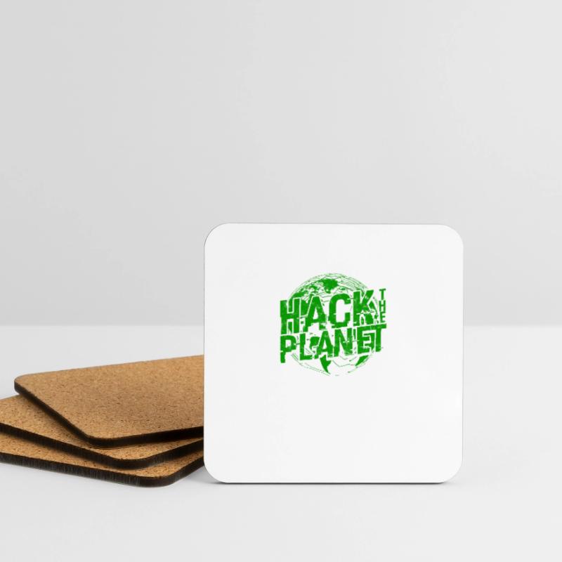 Hack the Planet Software Developer - Coasters (set of 4)