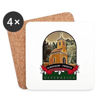 Albersdorf-Prebuch Steiermark Österreich Souvenir - Untersetzer (4er-Set) - Weiß - Vorne