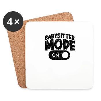 Mode Baby-sitter sur adolescente - Baby Sitters - Dessous de verre (lot de 4) - blanc - Devant
