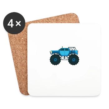 Je Vais Être Grand Frère 2024 Idée Cadeau Amour - Dessous de verre (lot de 4) - blanc - Devant