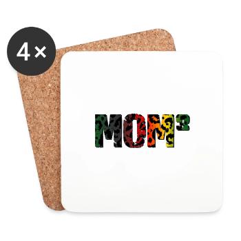 mom 3 - Untersetzer (4er-Set) - Weiß - Vorne