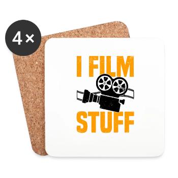 Réalisateur Cinéaste Long métrage - Dessous de verre (lot de 4) - blanc - Devant