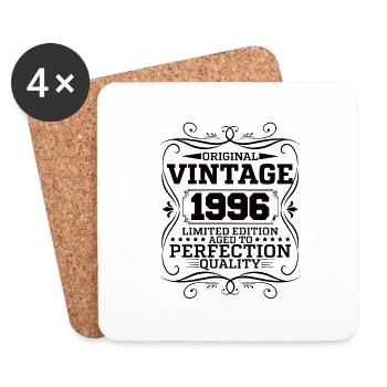 Vintage 1996 Original Limited Edition - Coasters (set of 4) - white - Front