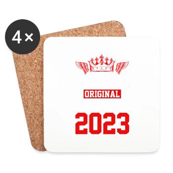 2023 limited edition - Untersetzer (4er-Set) - Weiß - Vorne