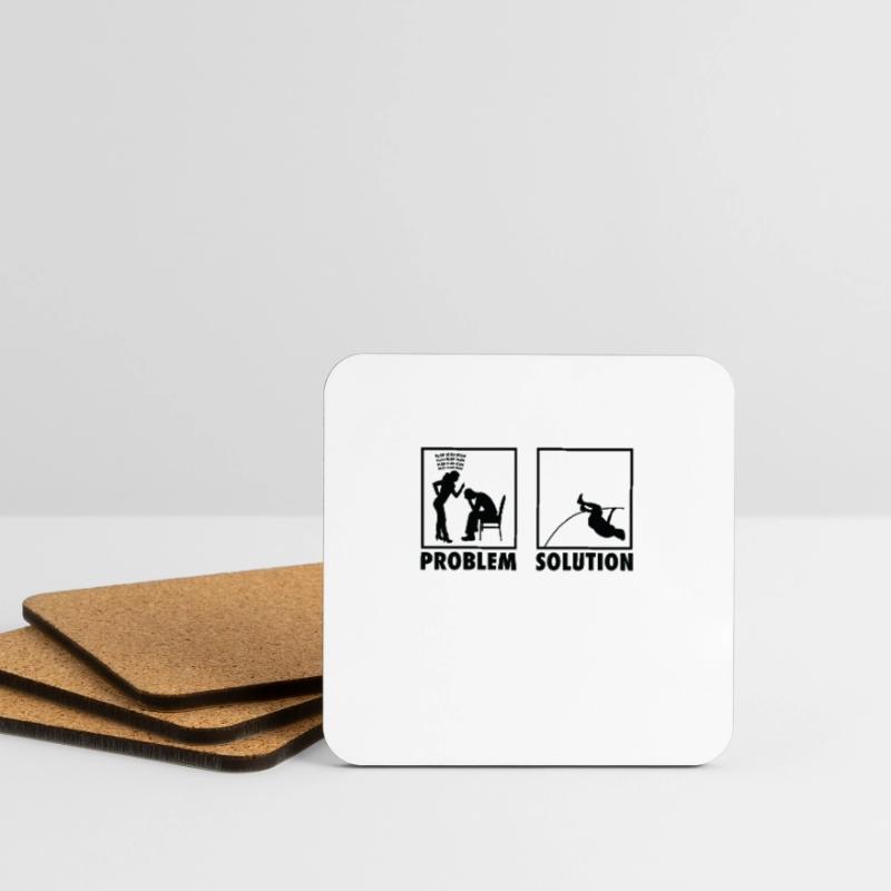 Athletics Athletes Statement Problem Solution. Coasters (set of 4)