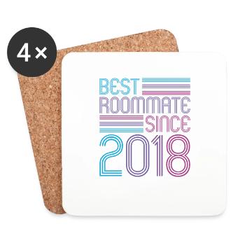Best roommate since 2018 love your roomates - Untersetzer (4er-Set) - Weiß - Vorne