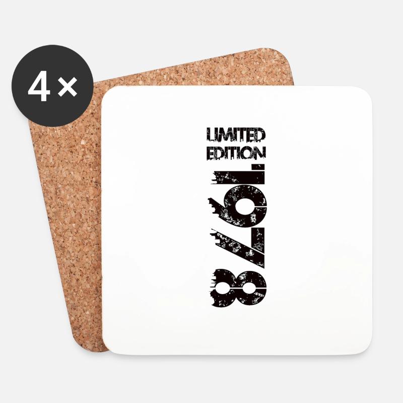 Limited Edition 1978 - Untersetzer (4er-Set) - Weiß