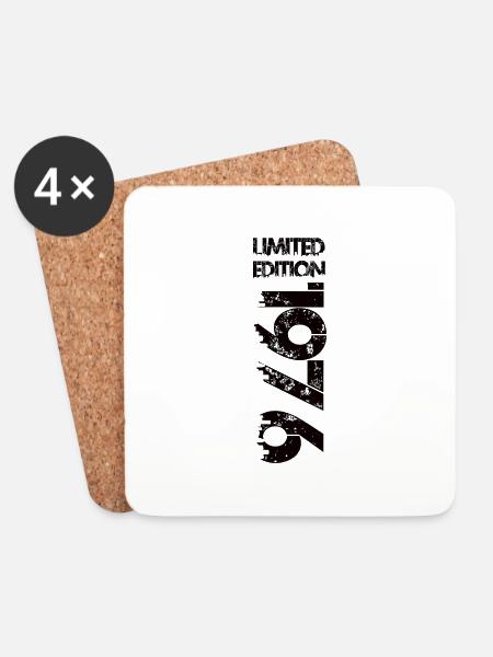 Limited Edition 1976 - Untersetzer (4er-Set) - Weiß