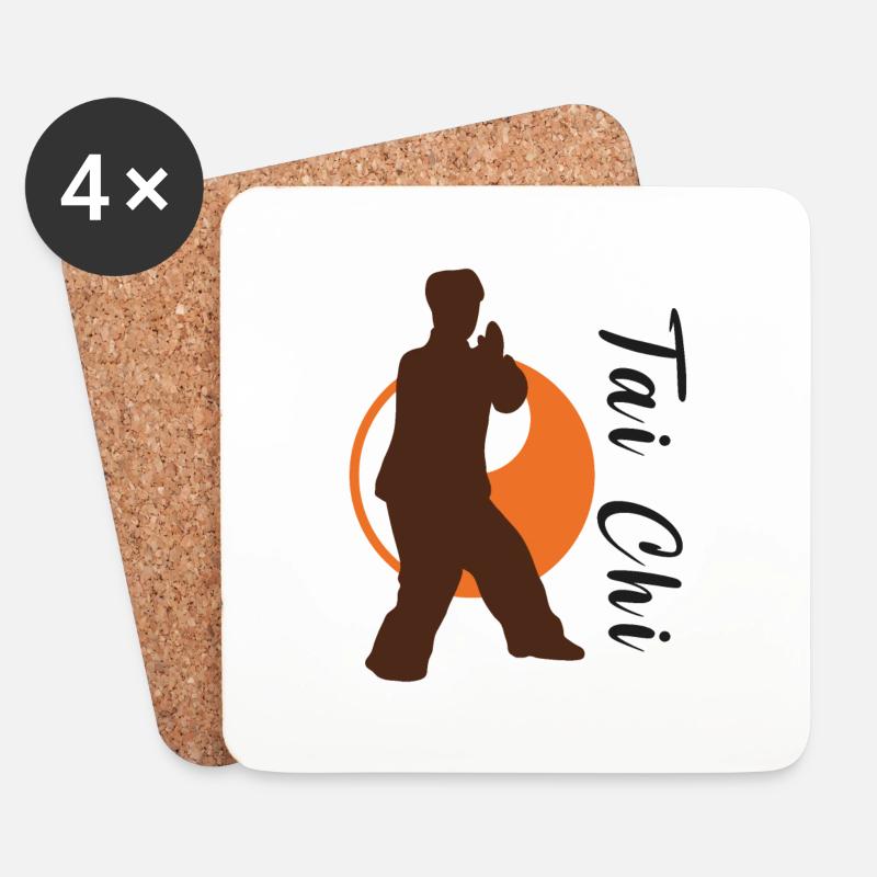 Taichi - Untersetzer (4er-Set) - Weiß