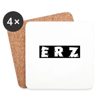 Erzgebirge meine Heimat - Untersetzer (4er-Set) - Weiß - Vorne