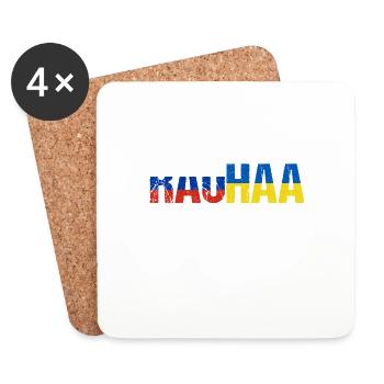 Rauhaa Frieden Ukraine Finnland - Untersetzer (4er-Set) - Weiß - Vorne