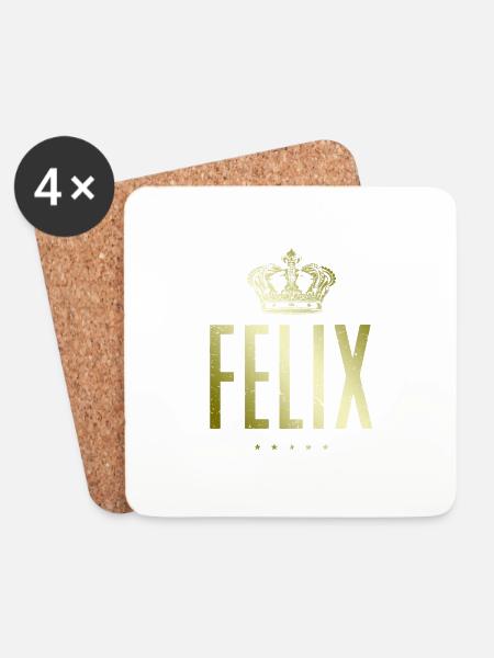 Felix - Untersetzer (4er-Set) - Weiß