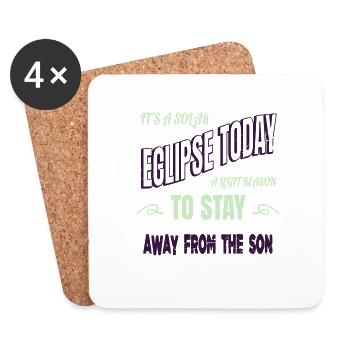 awesome present idea funny statement night sky art - Untersetzer (4er-Set) - Weiß - Vorne