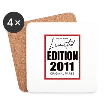 Édition limitée 2011 - Dessous de verre (lot de 4) - blanc - Devant