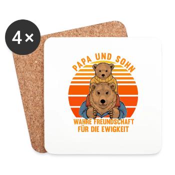 Damen Endlich 18 - Ich Kann Alles Ich Weiß Alles - Untersetzer (4er-Set) - Weiß - Vorne