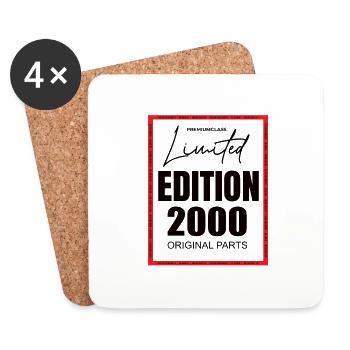 Limited Edition 2000 - Untersetzer (4er-Set) - Weiß - Vorne
