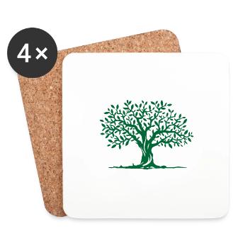 Tree - Coasters (set of 4) - white - Front