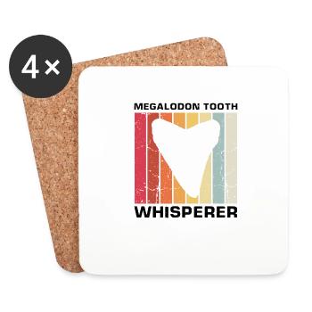Paleontologist Designs Fossil Hunter Student - Coasters (set of 4) - white - Front