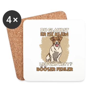 Fox Terrier Hundesport Hundeliebhaber Fox Terrier - Untersetzer (4er-Set) - Weiß - Vorne