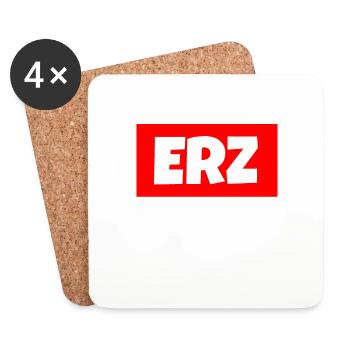 Erzgebirge meine Heimat - Untersetzer (4er-Set) - Weiß - Vorne